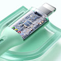 Miniatyrbild 9 av 11: Joyroom Multi-Color Series SA34-AL3 USB-A / Lightning 3A kabel 1m - rosa