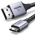 Miniatyrbillede 1 af 5: UGREEN HD163 15514 MINI HDMI / HDMI 2.1 8K KABEL 1M - GRÅ