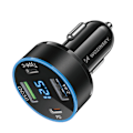 Miniatyrbillede 4 af 9: WOZINSKY WDCCB BILOPLADER MED DISPLAY 50W 2XUSB-C / 2XUSB-A - SORT