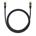 Miniatyrbillede 2 af 11: BASEUS HURTIGT RJ45-NETVÆRKSKABEL. 8 40GBPS 1M FLETTET SORT