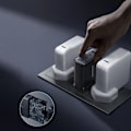 Miniatyrbild 8 av 11: GaN-lader UK Joyroom JR-TCG05UK 140W 3x USB-C USB-A + USB-C / USB-C-kabel 240W 1,2m