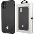 Miniatyrbillede 1 af 7: BMW LÆDER PERFORERET ETUI TIL IPHONE 11 / XR - SORT