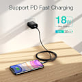 Miniatyrbild 3 av 11: Choetech IP0041 USB-C / Lightning MFi 480Mb/s 3A 2 m kabel - svart