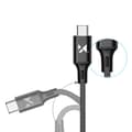 Miniatyrbild 2 av 9: Wozinsky USB - USB Type C-kabel 2,4A 2m svart (WUC-C2B)