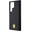 Miniatyrbild 7 av 9: Ferrari Carbon Stitched Based Case for Samsung Galaxy S24 Ultra - Svart