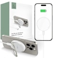 Miniatyrbild 1 av 9: TECH-PROTECT QI15W-A33 MAGNETISK MAGSAFE TRÅDLØS LADER HVITT