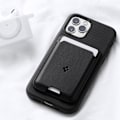 Miniatyrbillede 10 af 11: SPIGEN VALENTINUS MAGSAFE UNIVERSAL MAGNETISK KORTHOLDER SORT