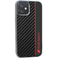Miniatyrbild 3 av 5: Audi Carbon Fiber Stripe-deksel til iPhone 11 / Xr - Svart AUS-TPUPCIP11-R8/D1-BK