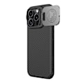 Miniatyrbillede 3 af 8: NILLKIN CAMSHIELD PROP-ETUI TIL IPHONE 16 PRO MAX MED KAMERACOVER OG STATIV - SORT