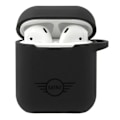 Miniatyrbillede 2 af 4: MINI MIACA2SLTBK AIRPODS COVER SORT/SORT HÅRDT ETUI SILICONE COLLECTION