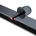 Miniatyrbillede 5 af 9: MAGNETISK HOLDER MED MAGSAFE INDUKTIONSOPLADER PÅ ET GITTER? VENTILATION 15W DUDAO F12MAX - SORT