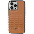 Miniatyrbillede 3 af 8: AUDI SYNTETISK LÆDER TASKE MED MAGSAFE TIL IPHONE 15 PRO MAX - BRUN