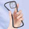 Miniatyrbild 10 av 11: Baseus Camera Lens Protector Case pansret fleksibelt geldeksel for iPhone 12 mini svart (FRAPIPH54N-01)