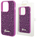 Miniatyrbild 1 av 2: Guess Disco Metal Script-deksel til iPhone 14 Pro Max - fuchsia