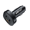 Miniatyrbillede 4 af 11: ACEFAST FAST BILOPLADER 66W 2XUSBC/USB PD QC4.0 AFC FCP SCP