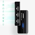 Miniatyrbild 2 av 11: Ugreen 20264 RJ45 / USB-A 10/100 Mbps HUB nettverksadapter 3x USB-A 2.0 - svart