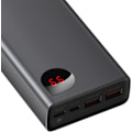 Miniatyrbild 11 av 11: Baseus Adaman Powerbank 2x USB / 1x USB Type C / 1x micro USB 20000mAh 65W Quick Charge 4.0 Power Delivery svart (PPIMDA-D01)
