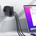 Miniatyrbild 5 av 7: GaN UK 100 W Power Delivery hurtiglader 3x USB C 1x USB - svart