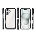 Miniatyrbillede 2 af 8: OUTER SPACE CASE MED GELÉRAMME TIL IPHONE 16 PLUS - SORT