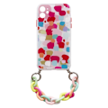 Miniatyrbillede 1 af 9: COLOR CHAIN CASE GEL FLEKSIBEL CASE MED CHAIN CHARM TIL IPHONE XS / IPHONE X MULTICOLOR