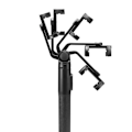 Miniatyrbillede 6 af 11: SPIGEN S560W BLUETOOTH SELFIE STICK MED STATIV - SORT