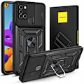 Miniatyrbild 1 av 10: Spacecase-Fodral För Samsung Galaxy A21S Svart