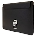 Miniatyrbillede 2 af 5: KARL LAGERFELD SAFFIANO KARL&CHOUPETTE ETUI TIL EN 14" BÆRBAR COMPUTER - SORT