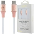 Miniatyrbild 1 av 3: Guess Ebossed Logo USB-C / USB-C-kabel 1,5 m hurtiglading - rosa