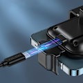 Miniatyrbild 9 av 10: Choetech induksjonslader med holder + magnetspisser svart (T201-F)
