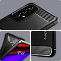 Miniatyrbillede 5 af 7: SPIGEN RUGGED ARMOR GALAXY A53 5G MAT SORT