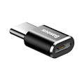 Miniatyrbild 5 av 11: Baseus Mini Micro USB till USB-C adapter - svart