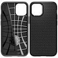 Miniatyrbillede 1 af 11: SPIGEN LIQUID AIR IPHONE 12 MINI MAT SORT