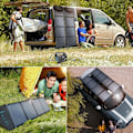 Miniatyrbillede 7 af 11: CHOETECH STOR UDVIDERBAR SOLFOTOVOLTAISK OPLADER 80W USBC/2XUSB