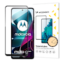 Miniatyrbillede 1 af 10: WOZINSKY FULL GLUE HÆRDET GLAS MOTO G200 5G FULDSKÆRM MED RAMME SORT