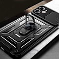 Miniatyrbild 6 av 10: Spacecase Case Fall För Iphone 11 Svart Sc Camring Skydd
