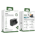 Miniatyrbillede 6 af 6: ACEFAST NETVÆRKSLADER 65W 3 PORTE (1XUSB 2XUSBC PD) UK STIK SORT