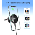 Miniatyrbillede 5 af 10: CHOETECH BILHOLDER MED INDUKTIV OPLADNING 15W TIL AIR AIR BLACK