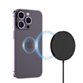 Miniatyrbillede 4 af 6: TECH-PROTECT QI15W-A30 MAGNETISK MAGSAFE TRÅDLØS OPLADER SORT
