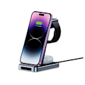 Miniatyrbillede 2 af 7: TECH-PROTECT QI15W-A26 3I1 TRÅDLØS OPLADER SORT