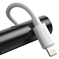Miniatyrbild 6 av 11: Baseus Simple Wisdom Lightning / USB-C kabel 20W 1,5 m 2 stk - hvit