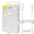 Miniatyrbild 1 av 10: Baseus Superior Series SUPERVOOC USB-A-USB-C-kabel 65W 1m hvit