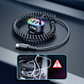Miniatyrbild 8 av 11: Joyroom hurtiglader 4 i 1 PD, QC3.0, AFC, FCP med Lightning-kabel 1,6m 57W svart (JR-CL20)