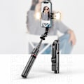 Miniatyrbild 9 av 10: TECH-PROTECT L05S BLUETOOTH SELFIE STICK STATIV OG LED LYS SORT