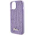 Miniatyrbild 7 av 8: Guess Sequin Script metalldeksel til iPhone 15 - lilla