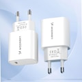 Miniatyrbild 11 av 11: Wozinsky WGWCCW 20W USB-C vegglader - hvit
