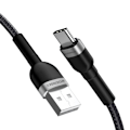 Miniatyrbillede 2 af 8: WOZINSKY WNBAC1 USB-A / USB-C 2.4A KABEL 1 M - SORT