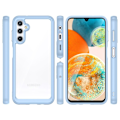 Miniatyrbild 3 av 9: Outer Space-deksel til Samsung Galaxy A14 5G, fleksibel ramme, blå
