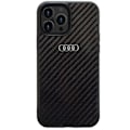 Miniatyrbillede 1 af 3: AUDI CARBON FIBER COVER TIL IPHONE 14 PRO MAX - SORT