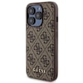 Miniatyrbild 3 av 11: Guess 4G Metal Logo-dekselsett for iPhone 15 Pro + 5000mAh MagSafe powerbank - brun