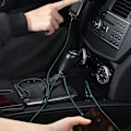 Miniatyrbild 7 av 11: Baseus Rapid 3-i-1-kabel USB Type C - USB Type C / Lightning / micro USB 20 W 1,5 m grønn (CAMLT-SC06)